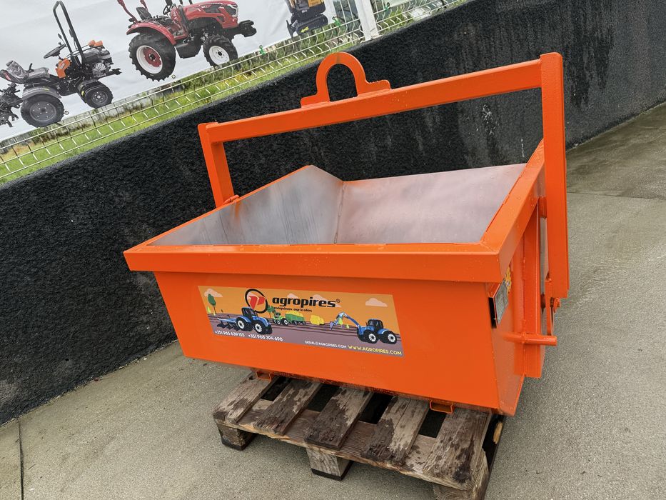 Gamela basculante para entulho 500 litros