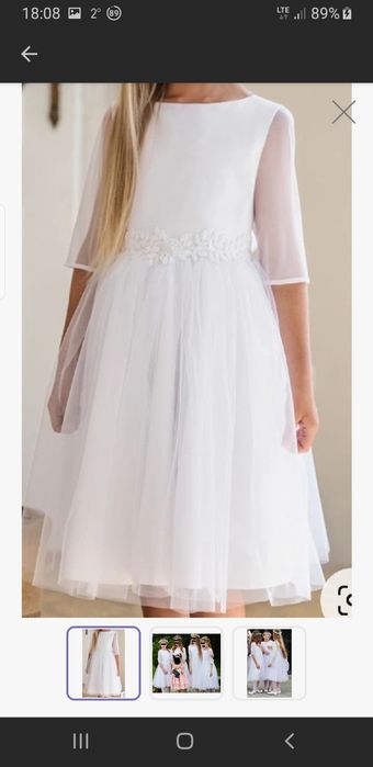 Sukienka komunijna 140/146 NOWA