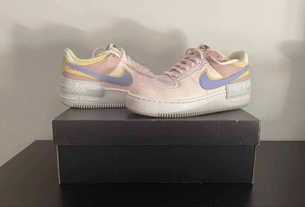 Ténis Air Force 1 Shadow Pastel tam 37,5