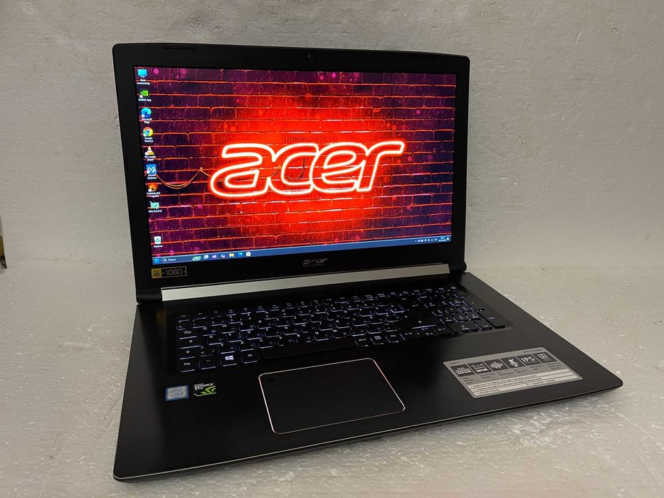 17.3" Экран! Игровой ACER A717 /Core 7300HQ/ 16 RAM/ + ТОП Видео GTX!!