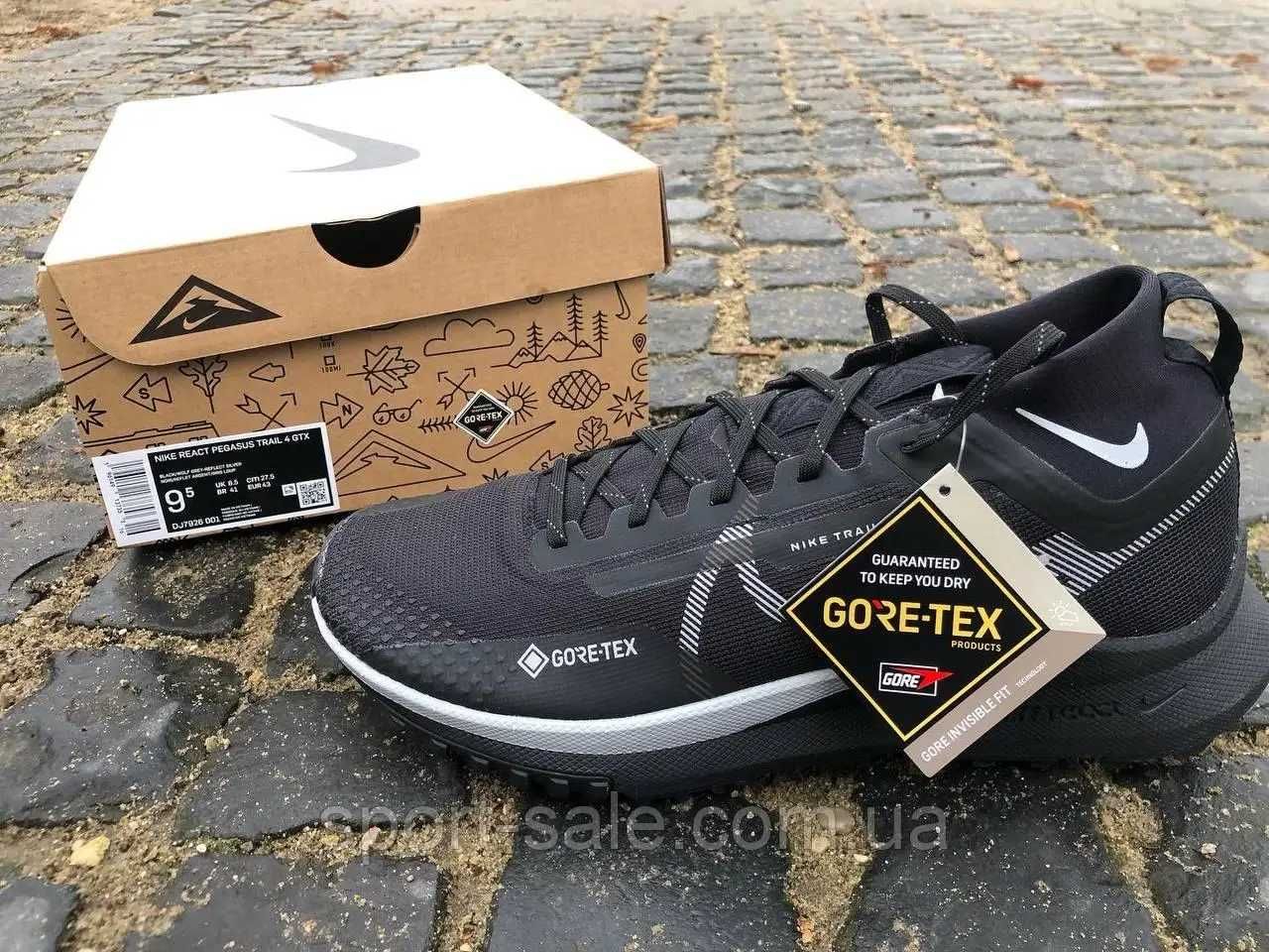 Кроссовки NIKE React PEGASUS Trail 4 Gore-Tex: 5 650 грн. - Кроссовки ...