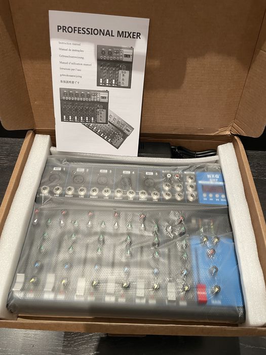 Mesa de Mistura 6 canais com Reproduçao USB NOVA !!!