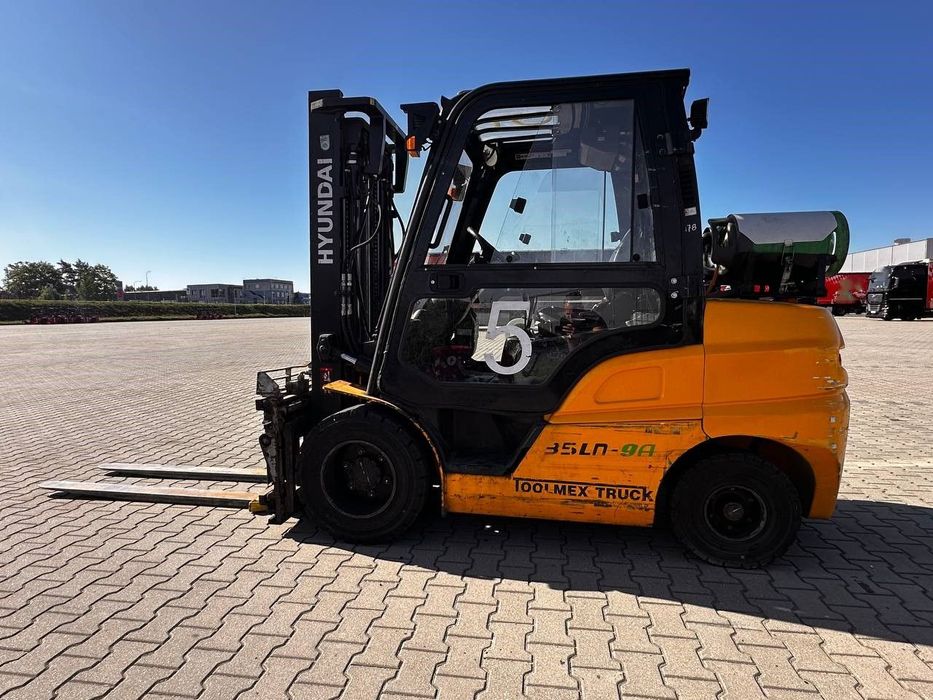 Hyundai 35LN-9A  HYUNDAI 35LN-9A – Wózek widłowy LPG | 3,5 t
