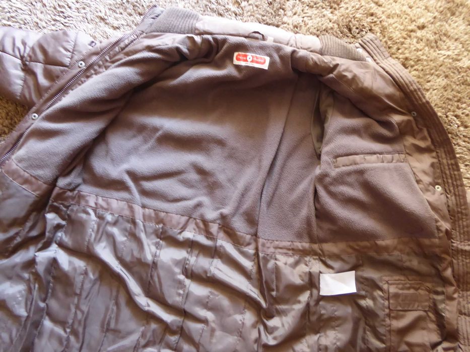 Kurtka dziewczęca DAMSKA DŁUGA płaszcz zimowy KAPTUR 172 cm