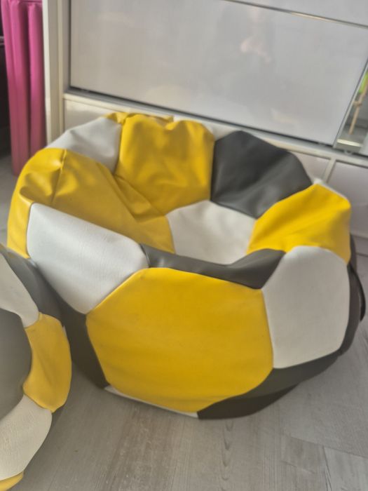 Pufa worek xxl + podnóżek