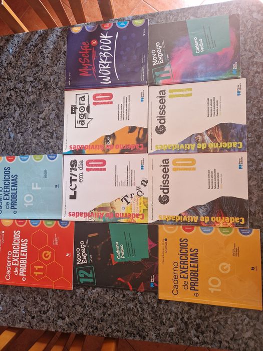 Vendo cadernos de exercícios