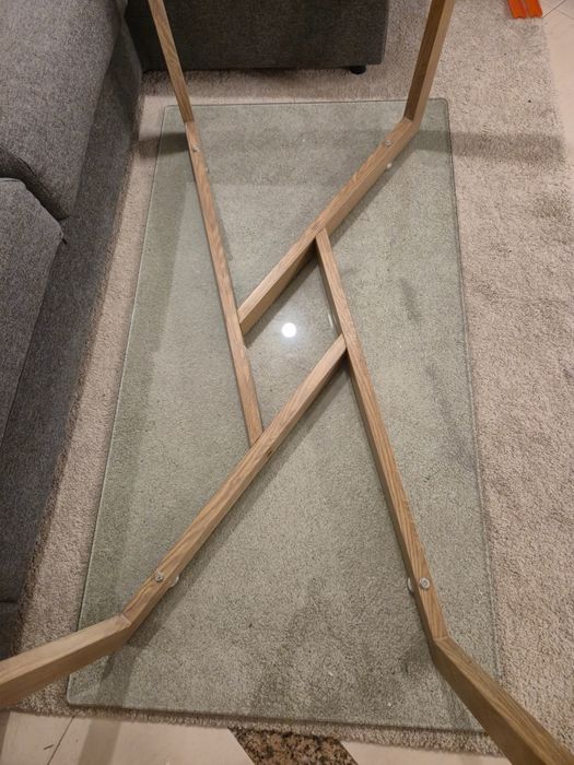 Mesa sala - vidro 1,5m x 0,8m