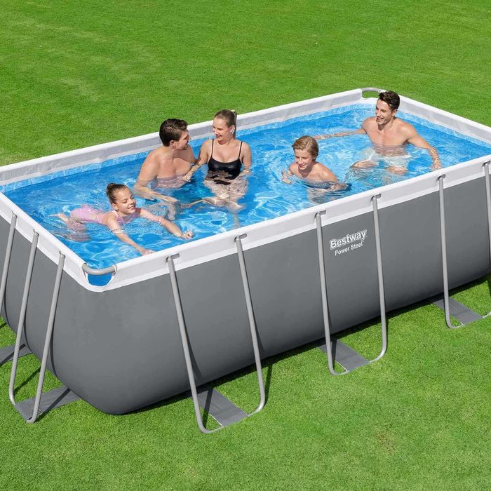 Piscina Desmontável Bestway® Power Steel ™ 4,12 m x 2,01 m x 1,22 m