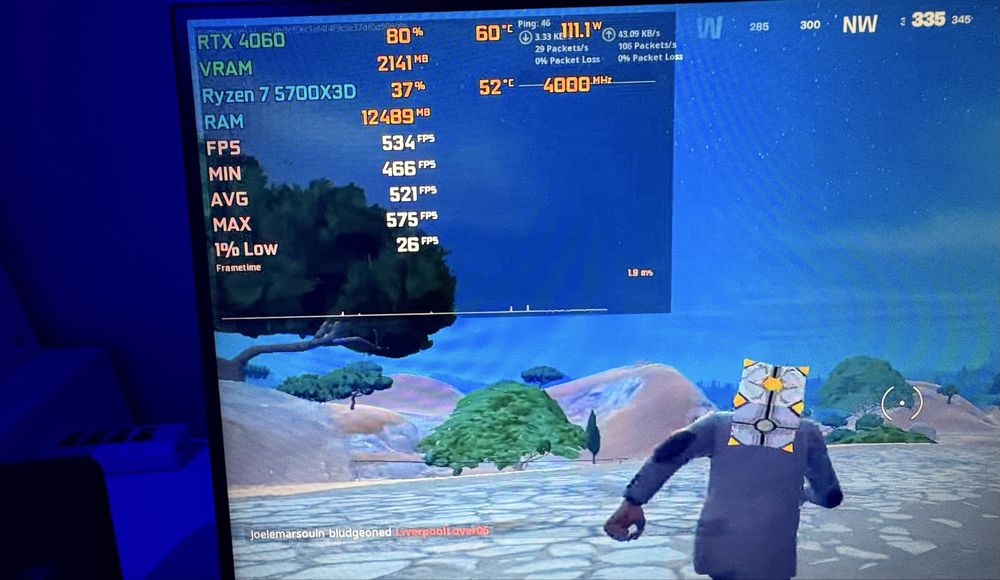 PC Gamer – RTX 4060, Ryzen 7 5700X3D, 32GB RAM, SSD 500GB