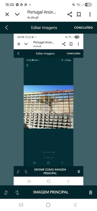 Portões usados grandes