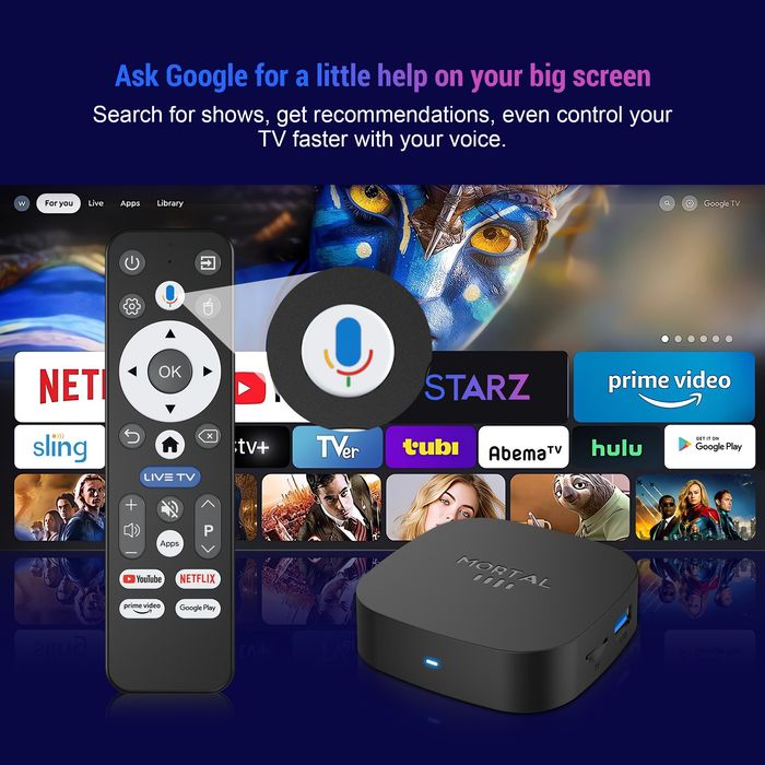 Android TV box 8GB/128GB SMART TV WIFI6 8K  Android 16 BT5.4 YouTube
