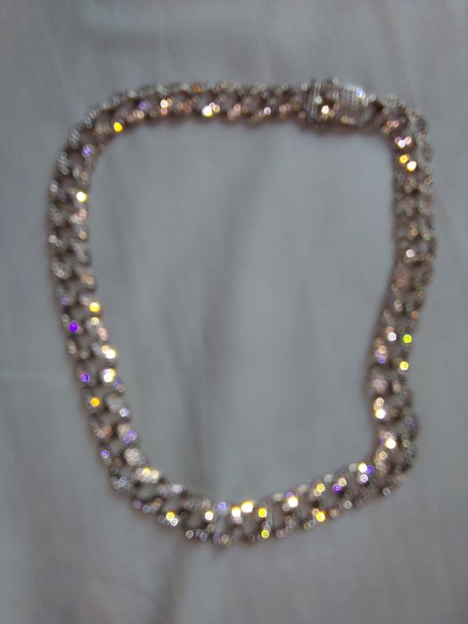 colar de zirconia ice  (trapper)