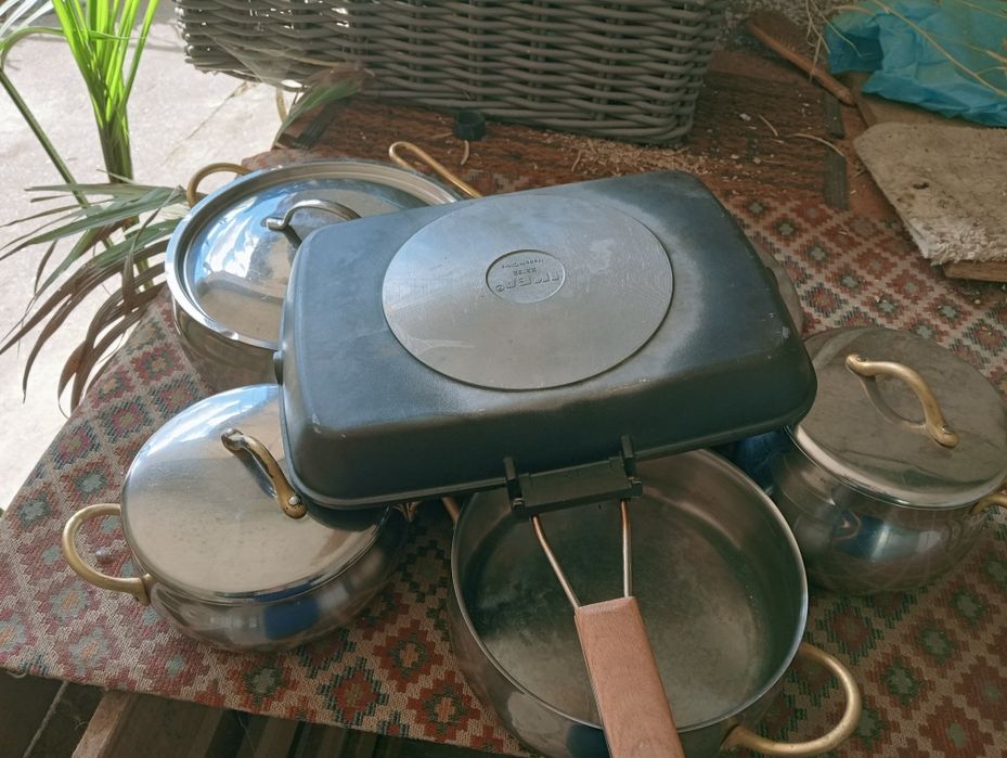 Trem de cozinha  tacho panela e grelhador