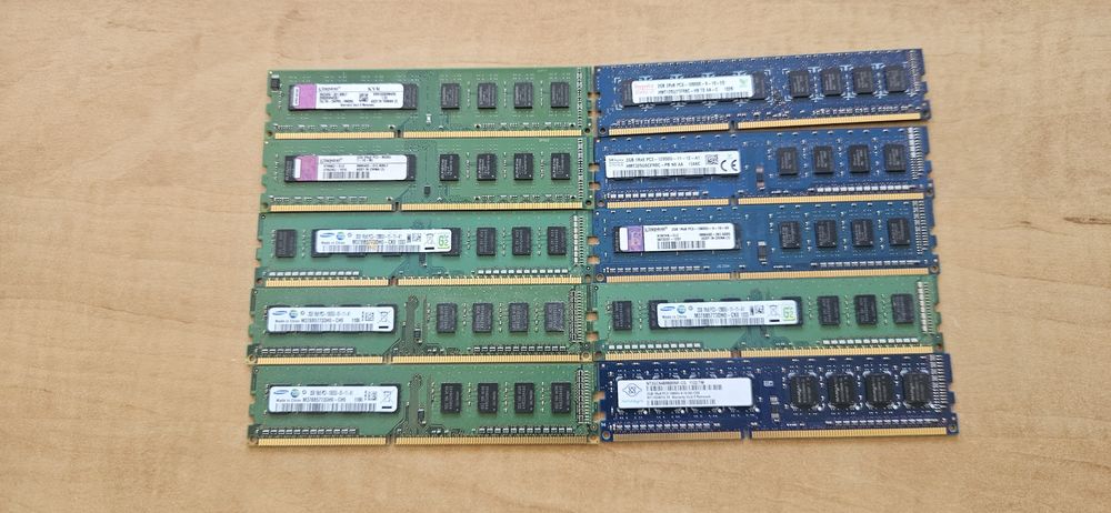Pamięć RAM DDR3 2GB 10 sztuk
