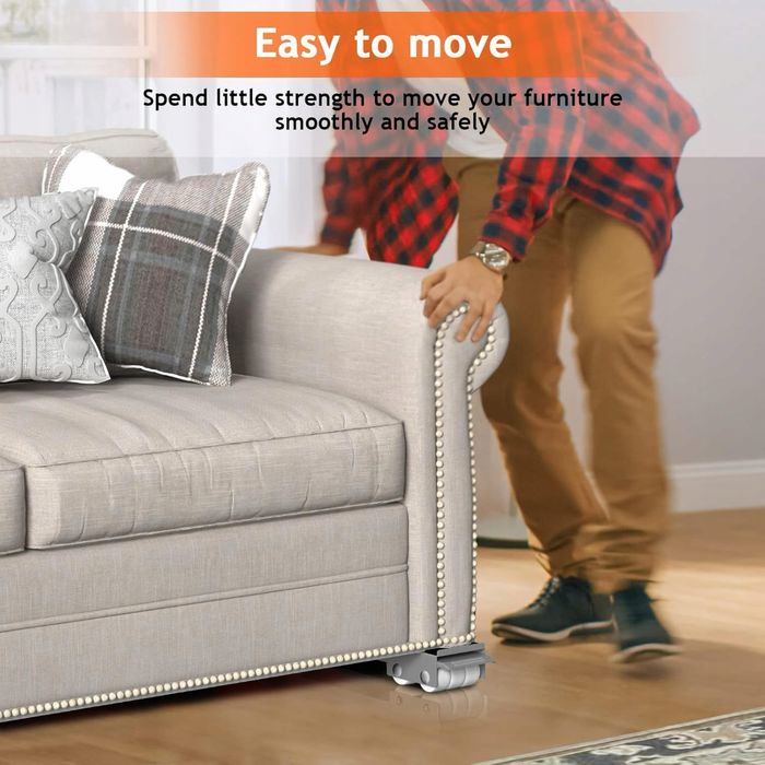 Zestaw 2 rolek transportowych 44 cm - 70,5 cm do 300kg