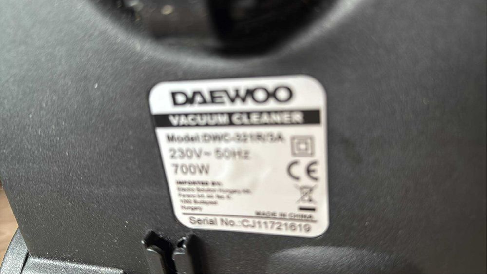 Daewoo odkurzacz moc 700W