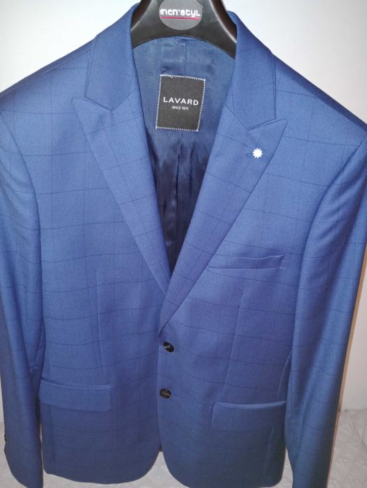 Garnitur  piękny niebieski