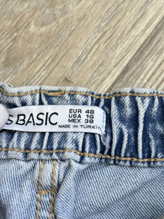 Джинси жіночі широкі it’s basic скейтер skater блакитні 38