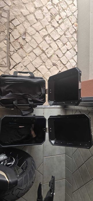 malas laterais PAMIR - 46 litros corte escape BMW, KTM, Honda