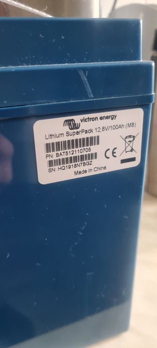 Акумулятор Victron energy lifepo4 12.8 вольт 100Ah новий!