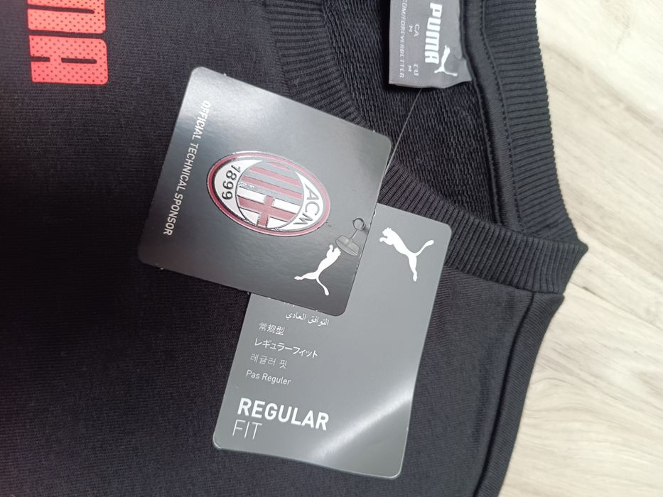 Bluza bawełniana męska Puma AC Milan rozmiar m