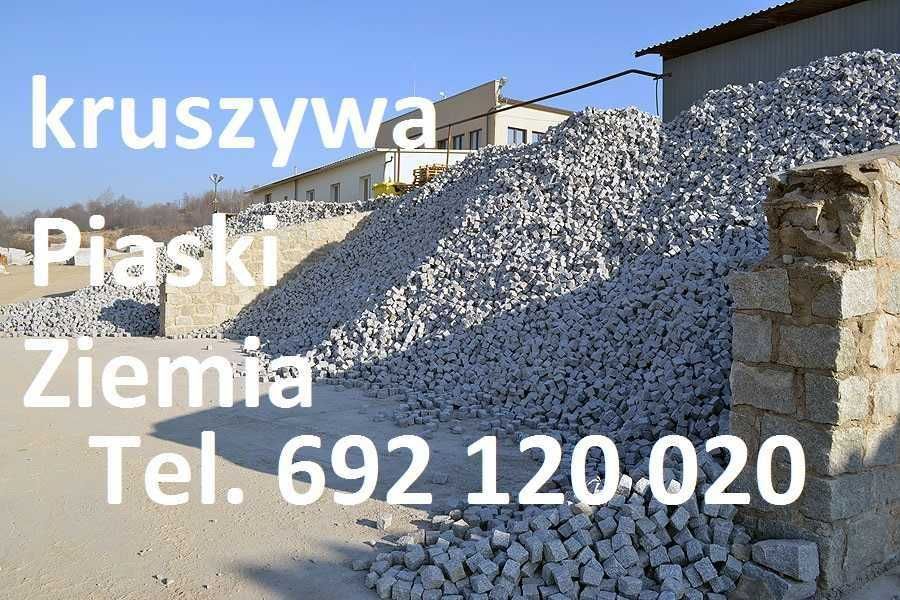 PIASEK kliniec kruszywa kamień zwir grys beton czarnoziem