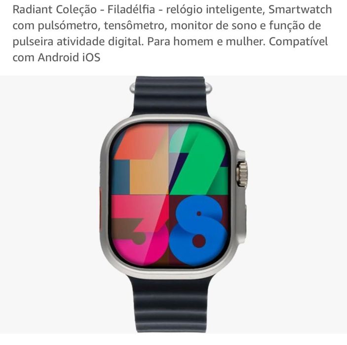 Smartwatch  Radiant com garantia