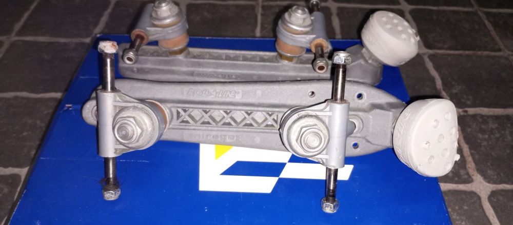 Chassis rolline 260  e respectivas rodas e rolamentos  patinagem artís