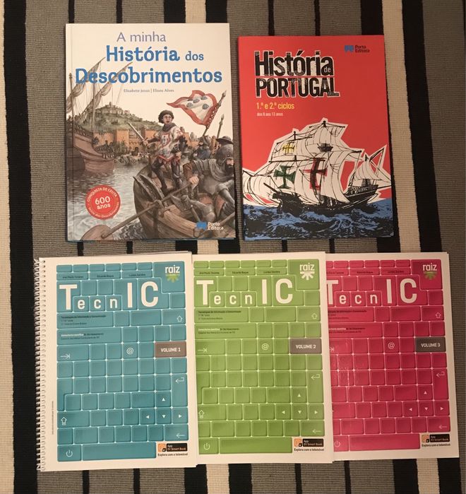 Livros educativos História e TIC