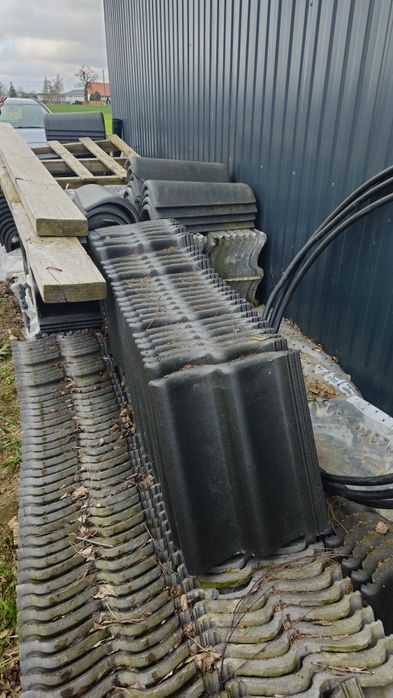 Dachówka betonowa grafit