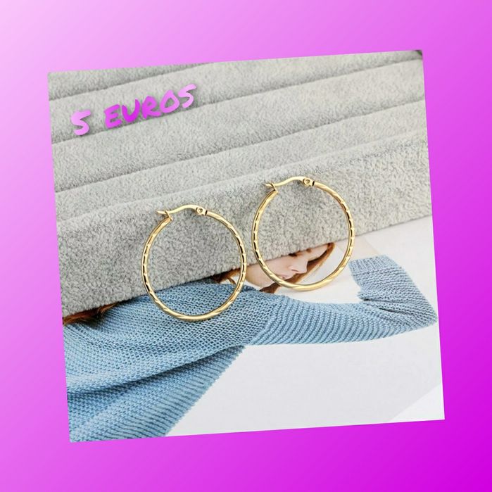 Argolas em aço - vários modelos e tamanhos