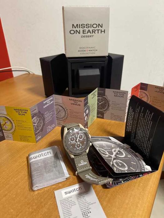 Pustynny SO33T103 – Omega x Swatch Bioceramika Edycja