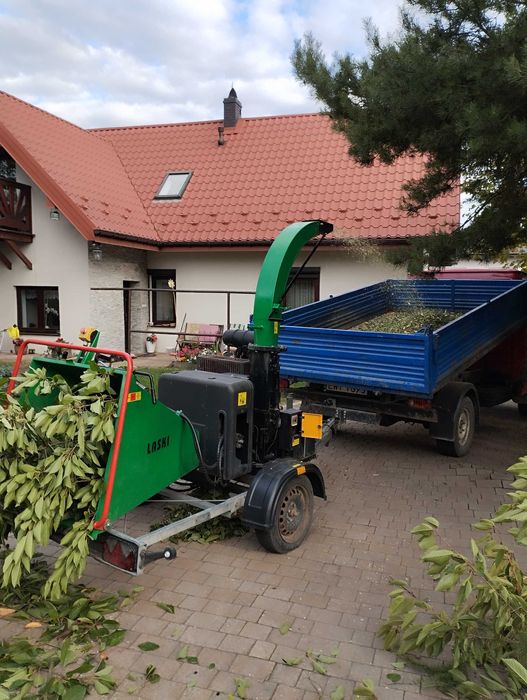 Wycinka drzew kompleksowo wywóz rębak frezowanie pni