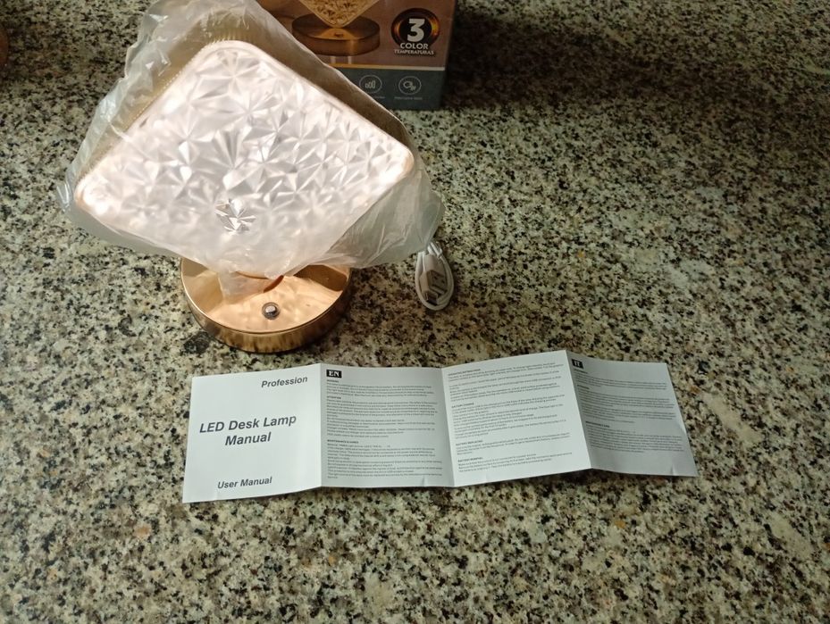 Candeeiro de quarto a bateria