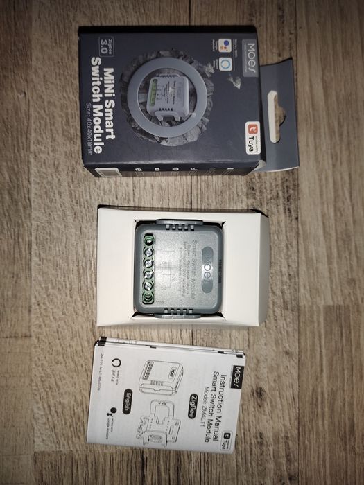 Нове Розумне ZigBee Реле Moes Mini Smart Switch 10A 1-Gang (Tuya/Smart Life)