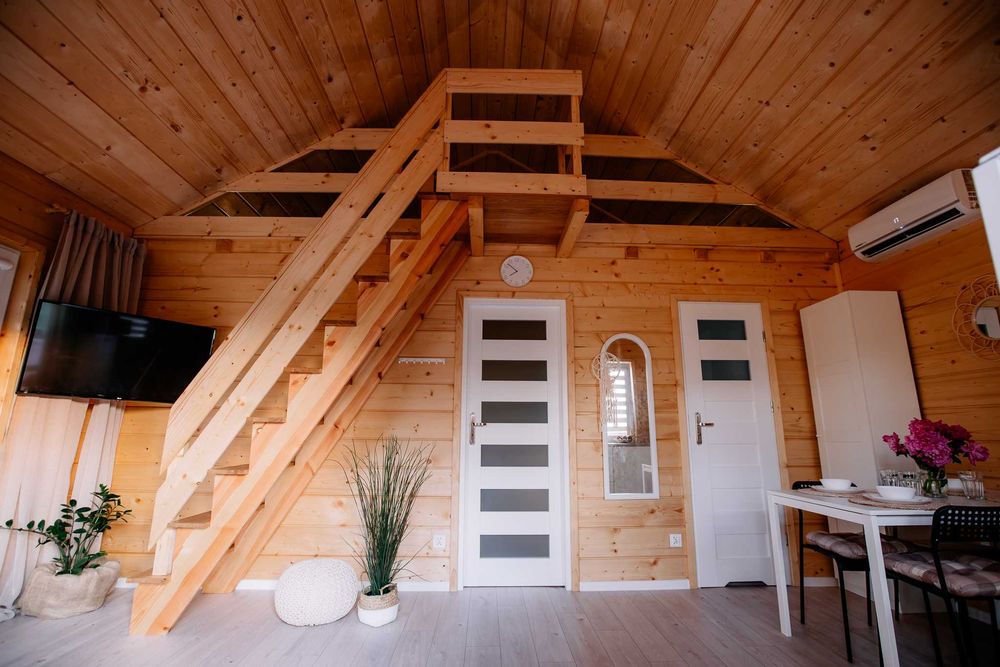 SanDomek :) drewniany domek :) wynajem, noclegi, Jacuzzi,sauna