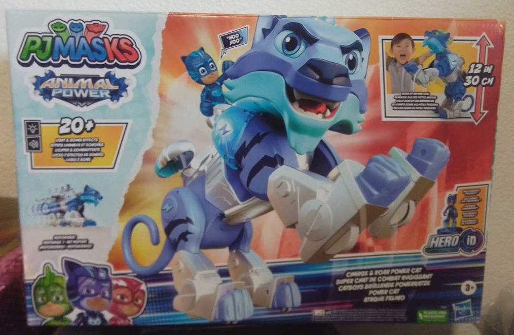 PJ Masks Animal Power Power Cat Hasbro novo em caixa