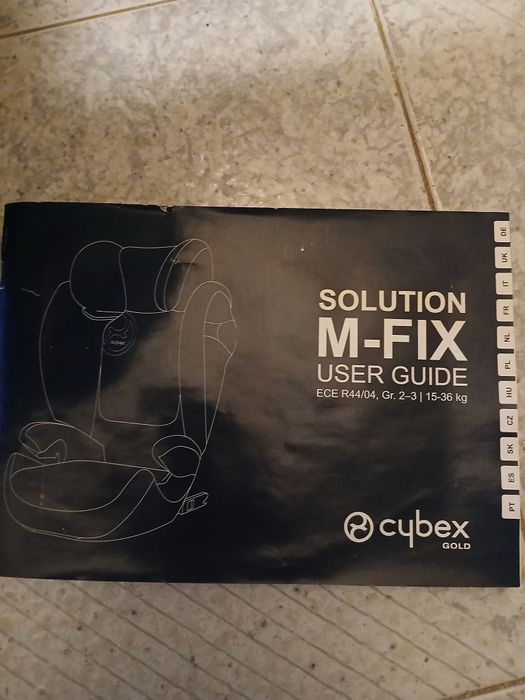 Cadeira carro cybex 15-36kg