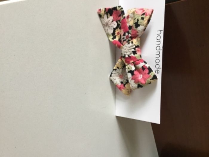 Spinki świąteczne wsówki kwiaty z materiału