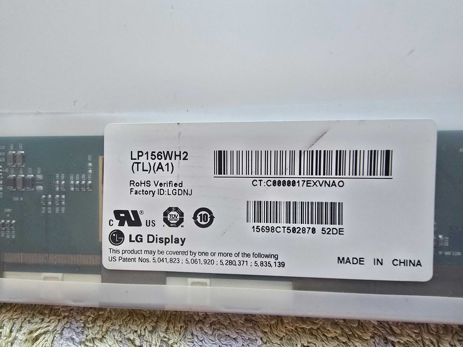 Ecra Lcd led LP156WH2 40 pinos Novo