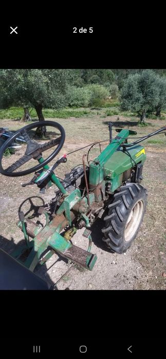 Trator 14cv com arranque elétrico