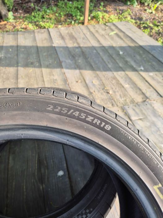 Opony używane letnie SAILUN ATREZZO 225/45/18 | 7 mm | DOT 5224 – Stan BDB!