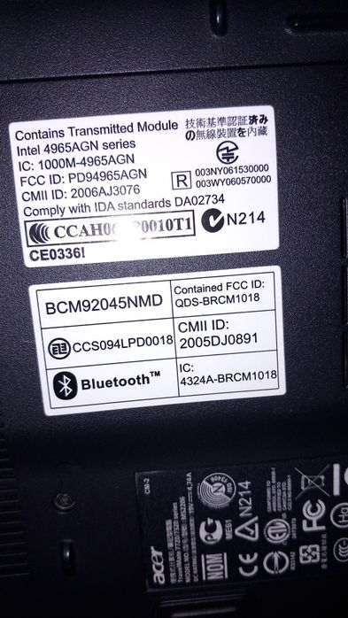 Laptop acer Win xp ssd 17 cali.