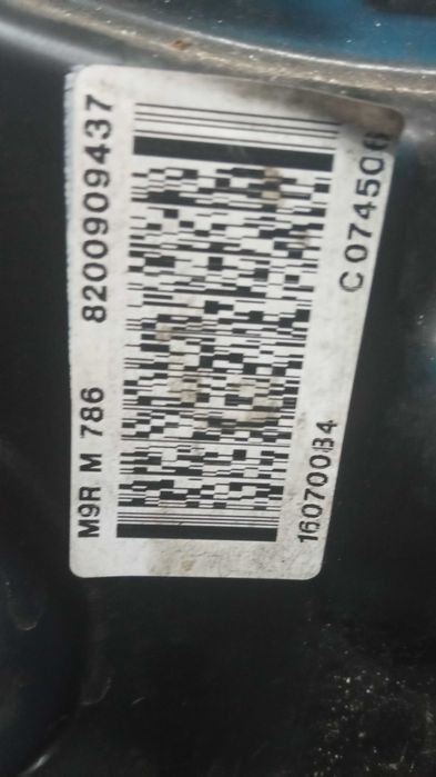 Двигун 2.0 dCi Рено Трафік Опель Віваро, Прімастар M9R M 786