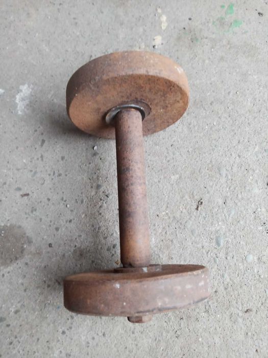 гантеля ретро саморобна