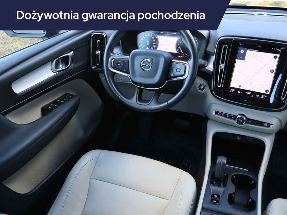 Volvo XC 40 T3, Salon Polska, Serwis ASO, Automat, Skóra, Navi, Klimatronic,