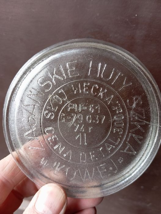Słoiki na gumkę, słój weck z czasów PRL