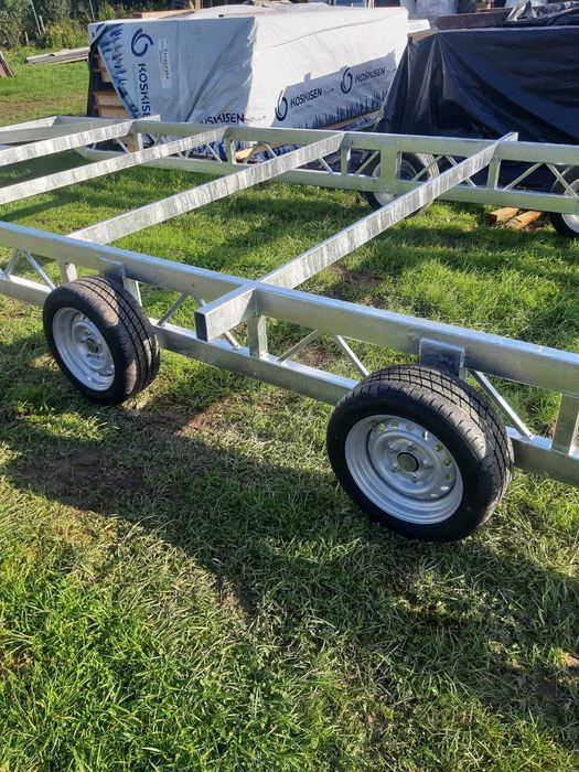 Przyczepa, rama, podwozie pod domek mobilny, holenederski 300 x 600