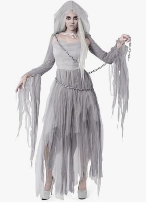 Nowy! Strój Ducha kobieta duch dama 38 M halloween