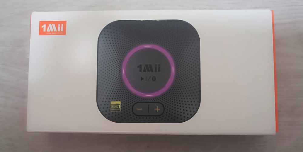 Bluetooth 5.2 Hi-Fi аудіоресивер 1Mii B06S+ (LDAC 990 kbps, aptX HD/LL, 3.5mm/RCA)